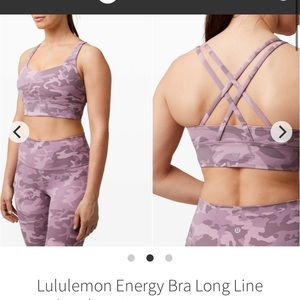 Lululemon Energy Bra Long Line *Medium Support, B-D Cup